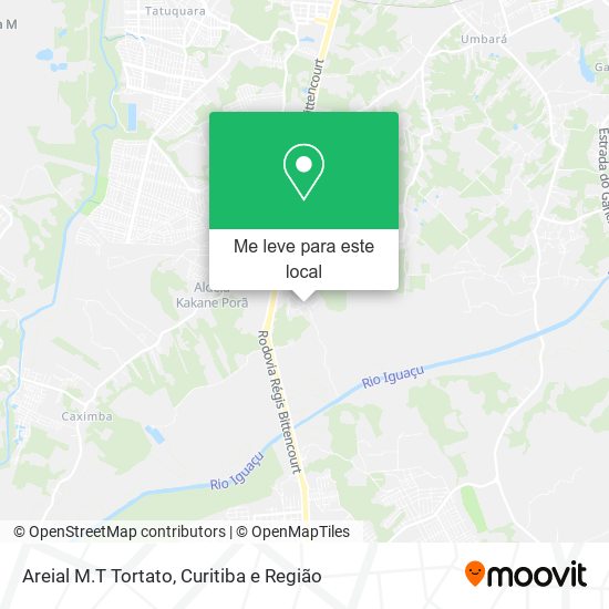 Areial M.T Tortato mapa