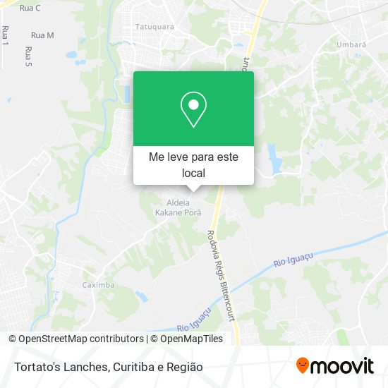 Tortato's Lanches mapa