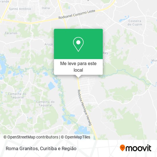 Roma Granitos mapa
