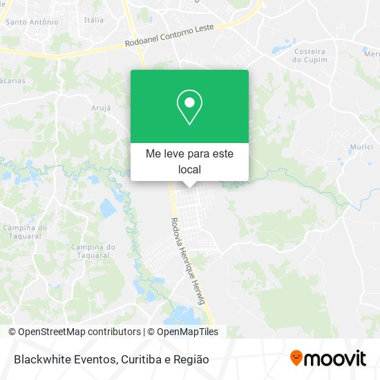 Blackwhite Eventos mapa