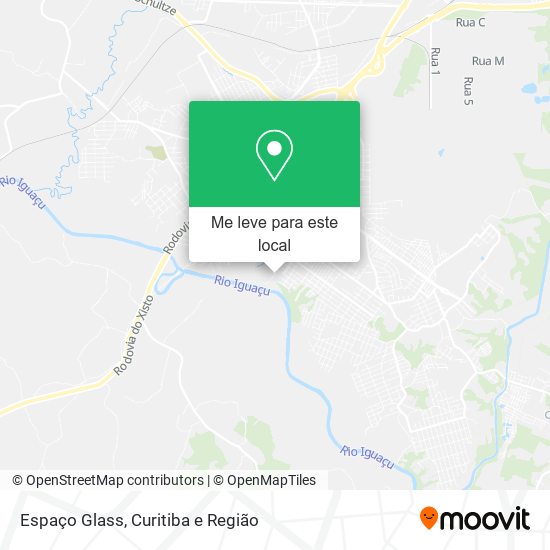 Espaço Glass mapa