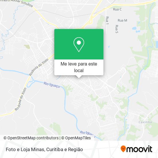 Foto e Loja Minas mapa