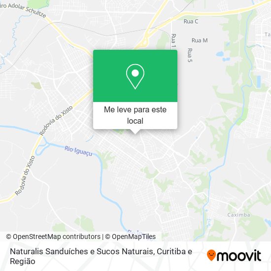 Naturalis Sanduíches e Sucos Naturais mapa