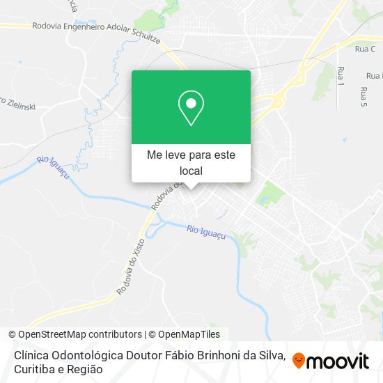 Clínica Odontológica Doutor Fábio Brinhoni da Silva mapa