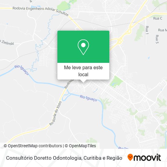 Consultório Doretto Odontologia mapa