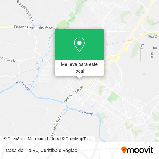 Casa da Tia RO mapa