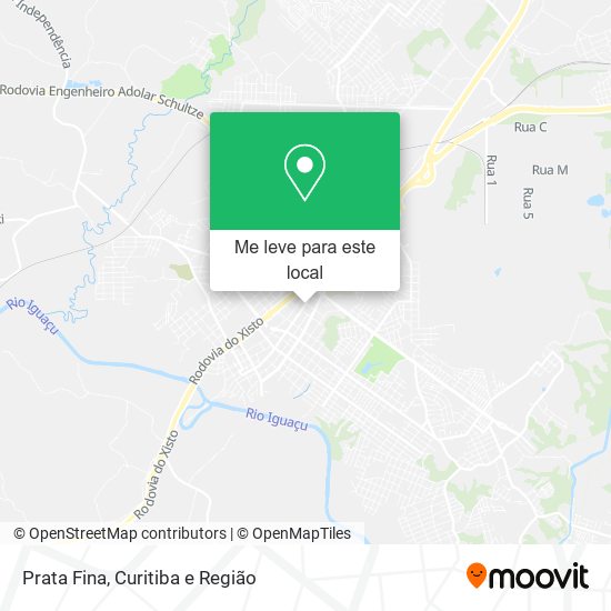 Prata Fina mapa
