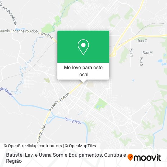 Batistel Lav. e Usina Som e Equipamentos mapa