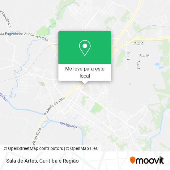 Sala de Artes mapa