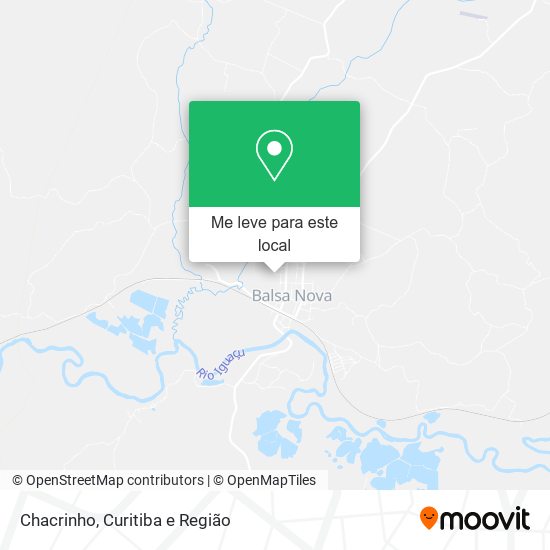 Chacrinho mapa