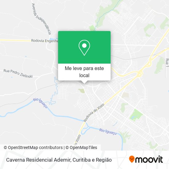 Caverna Residencial Ademir mapa