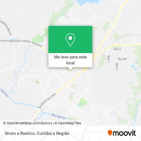 Bruto e Rustico mapa