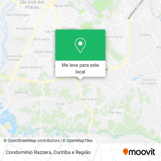 Condomínio Razzera mapa