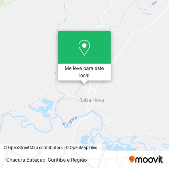 Chacara Estaçao mapa