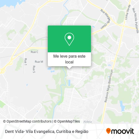 Dent Vida- Vila Evangelica mapa