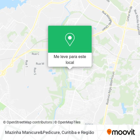 Mazinha Manicure&Pedicure mapa