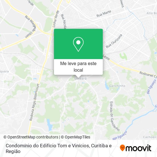 Condomínio do Edifício Tom e Vinícios mapa