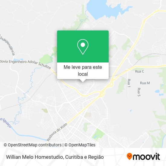 Willian Melo Homestudio mapa