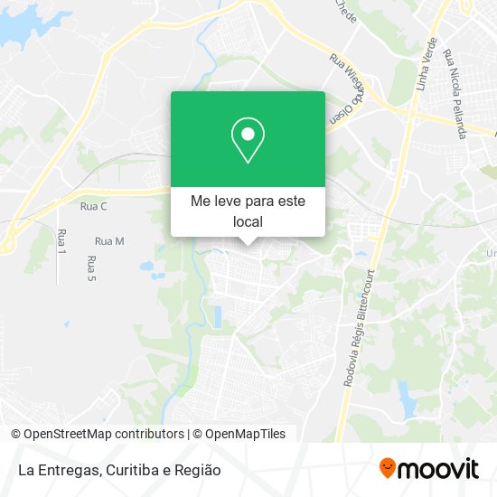 La Entregas mapa