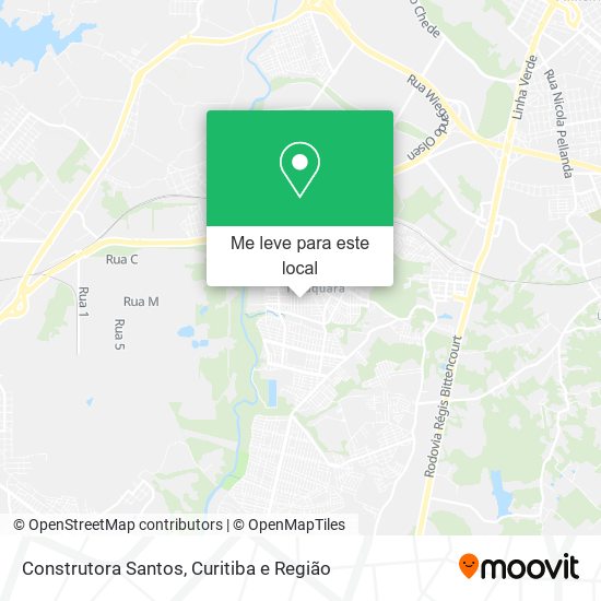 Construtora Santos mapa