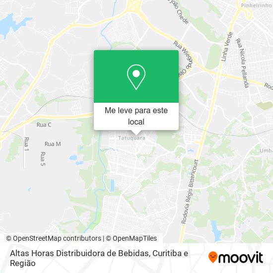 Altas Horas Distribuidora de Bebidas mapa