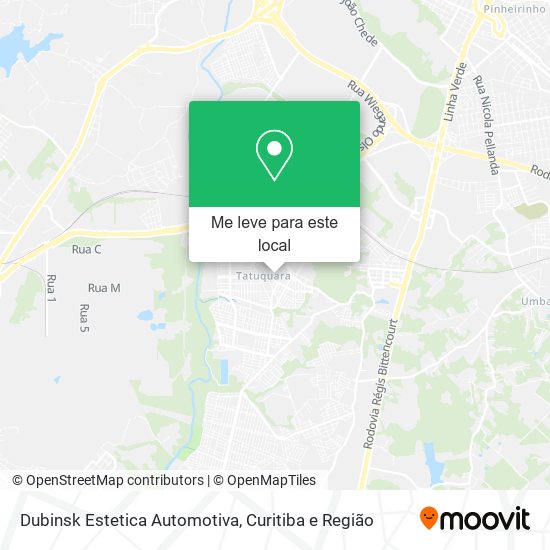 Dubinsk Estetica Automotiva mapa