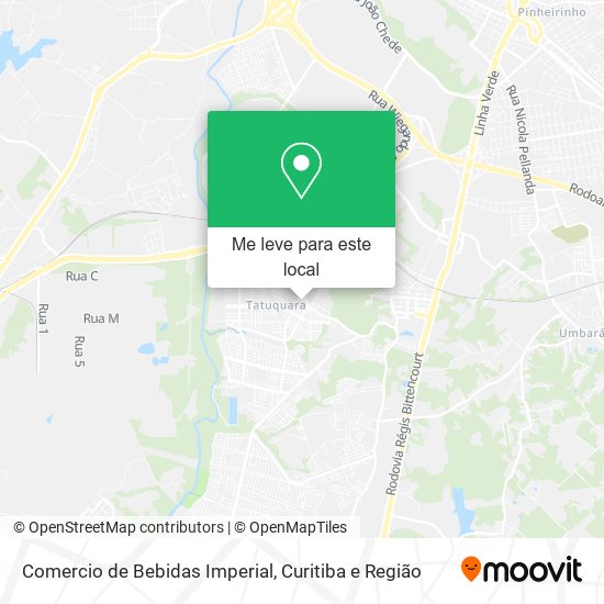 Comercio de Bebidas Imperial mapa