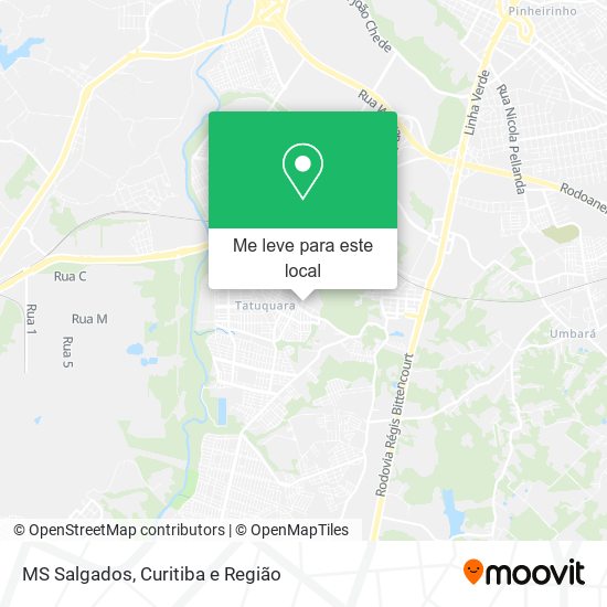 MS Salgados mapa