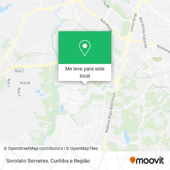 Sorolato Sorvetes mapa