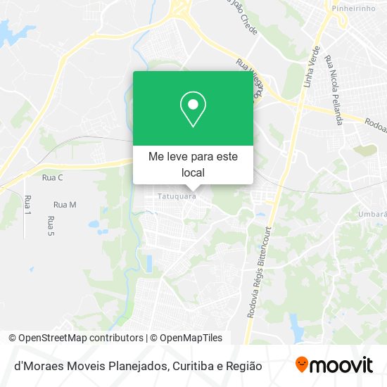 d'Moraes Moveis Planejados mapa