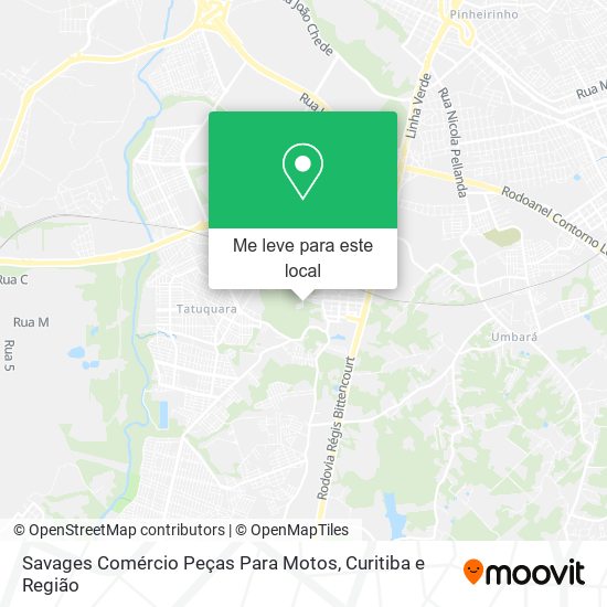 Savages Comércio Peças Para Motos mapa