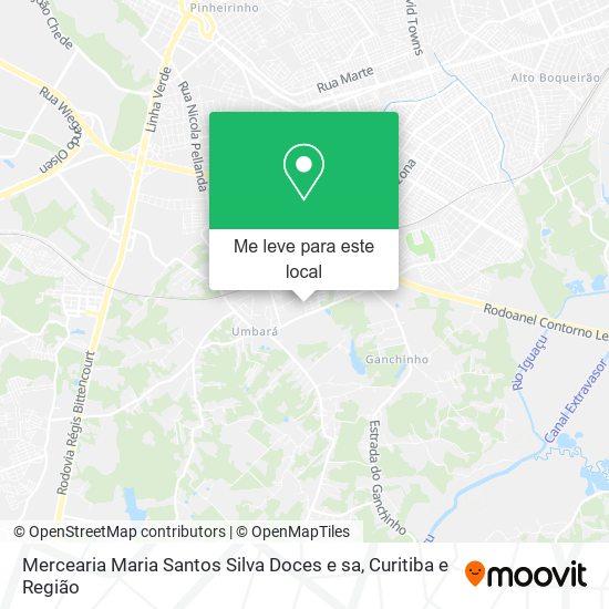 Mercearia Maria Santos Silva Doces e sa mapa
