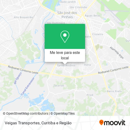 Veigas Transportes mapa