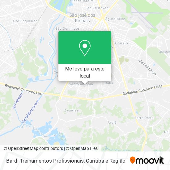 Bardi Treinamentos Profissionais mapa