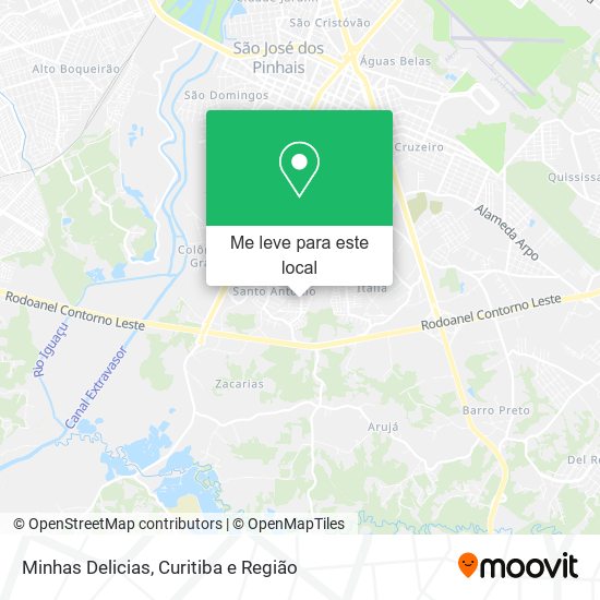 Minhas Delicias mapa