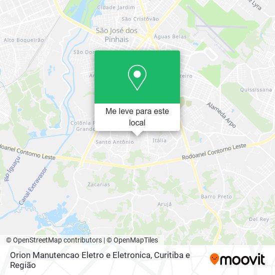 Orion Manutencao Eletro e Eletronica mapa