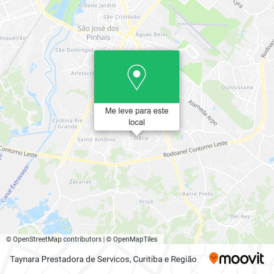 Taynara Prestadora de Servicos mapa