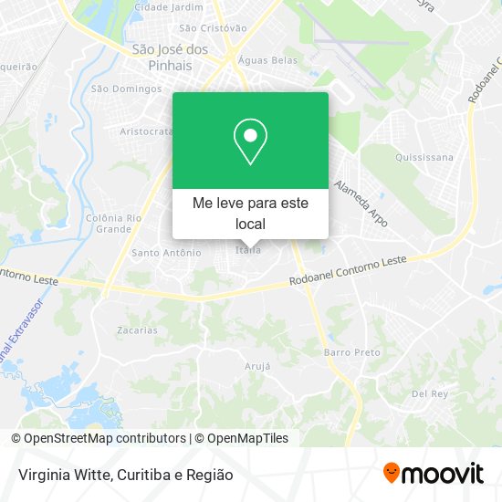 Virginia Witte mapa