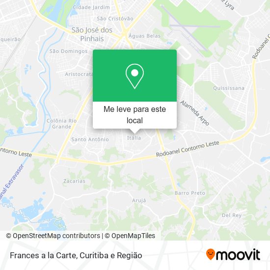 Frances a la Carte mapa