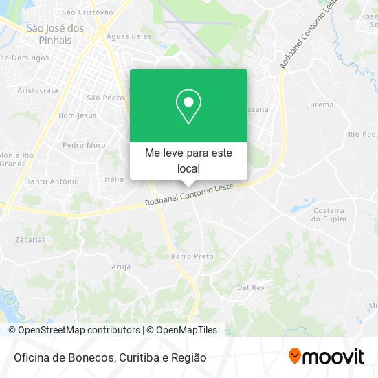 Oficina de Bonecos mapa