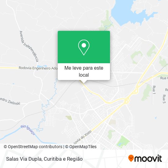 Salas Via Dupla mapa