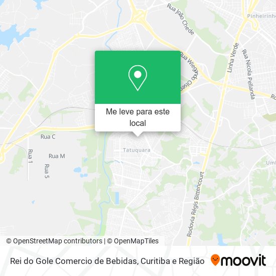 Rei do Gole Comercio de Bebidas mapa