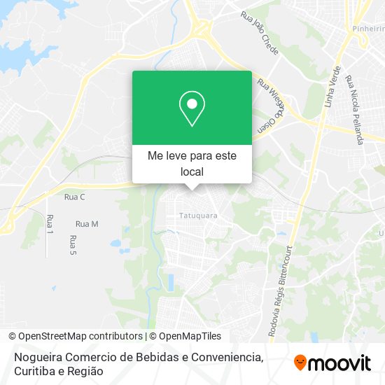 Nogueira Comercio de Bebidas e Conveniencia mapa