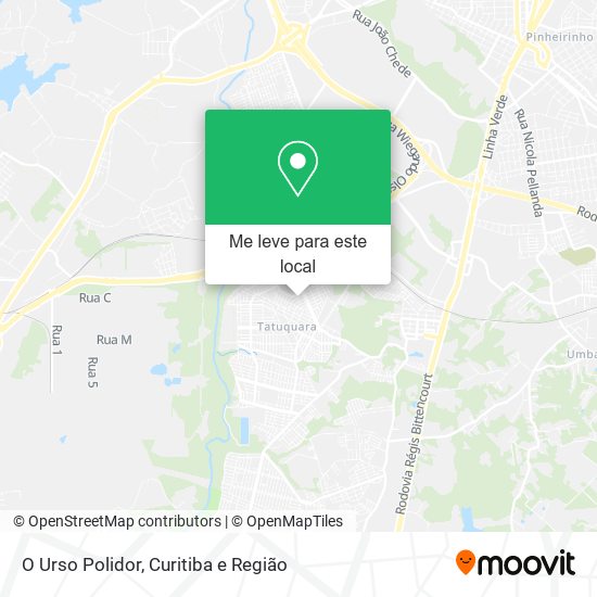 O Urso Polidor mapa