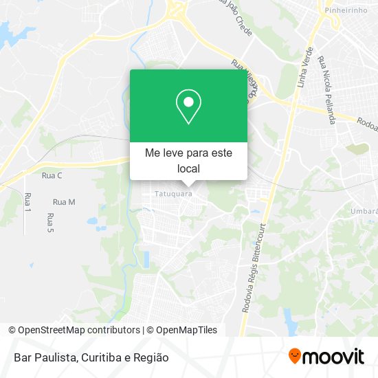 Bar Paulista mapa