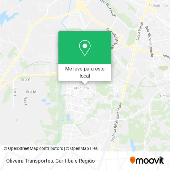 Oliveira Transportes mapa