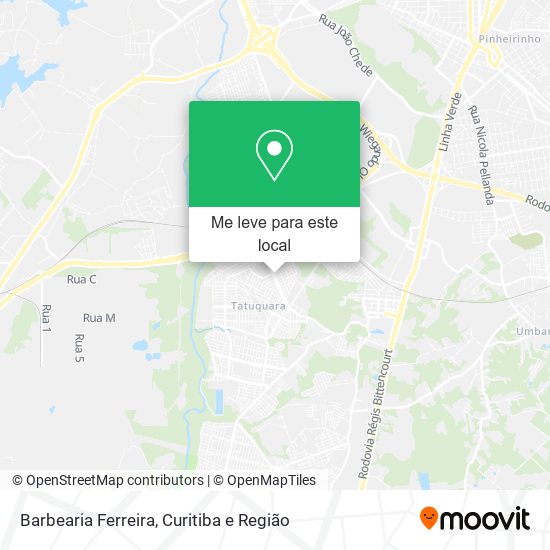 Barbearia Ferreira mapa