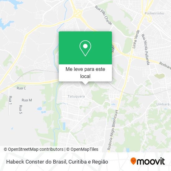 Habeck Conster do Brasil mapa