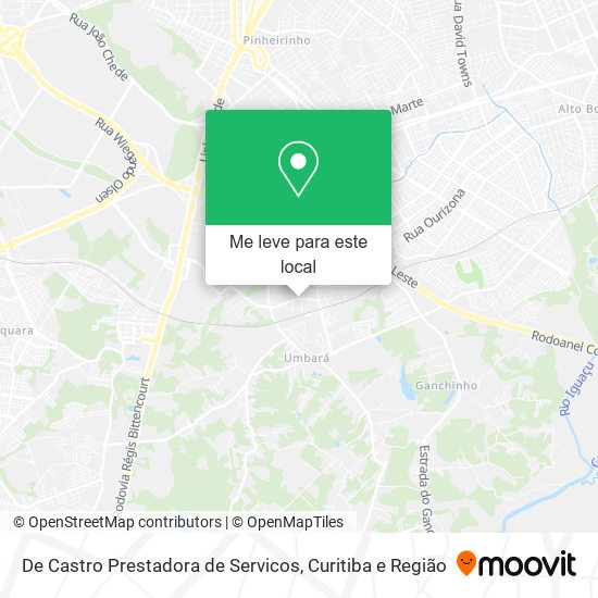 De Castro Prestadora de Servicos mapa