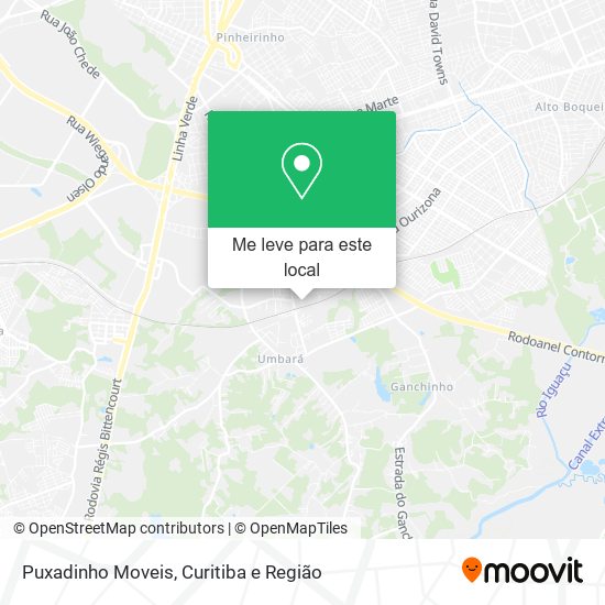 Puxadinho Moveis mapa